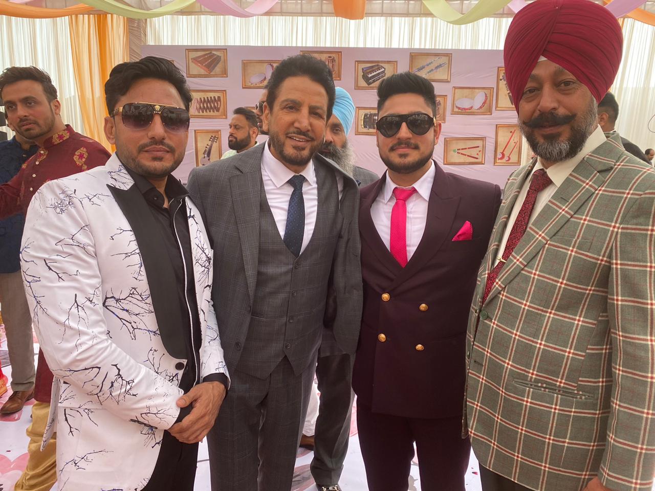 Gurdas Maan Son Marriage,family,gurikk maan,simran kaur mundi,photo