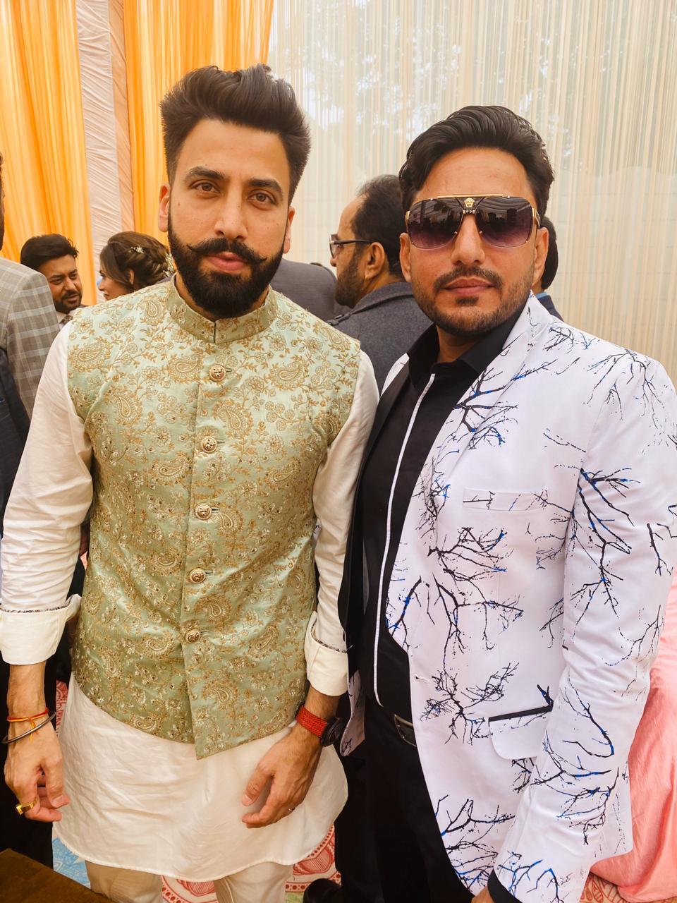 Gurdas Maan Son Marriage,family,gurikk maan,simran kaur mundi,photo