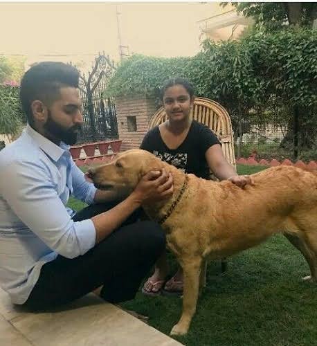 Parmish verma with his pet dog, Parmish verma personal life